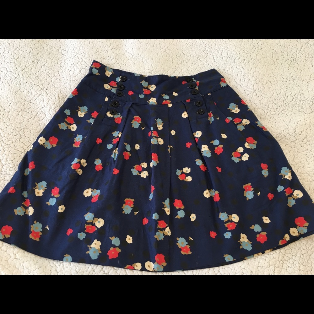 Urban Outfitters Floral Swing Skirt